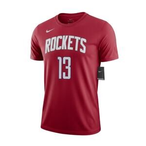 Nike Dri-FIT Houston Rockets James Harden #13 Red NBA T-Shirt Mens Large NWT